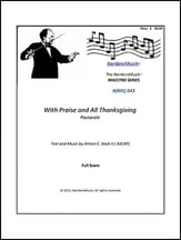 With Praise and all Thanksgiving Pastorale P.O.D. cover